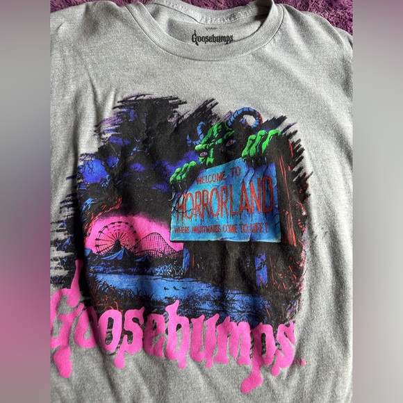 ❌SOLD❌ GOOSEBUMPS CROP TOP - Picture 2 of 3